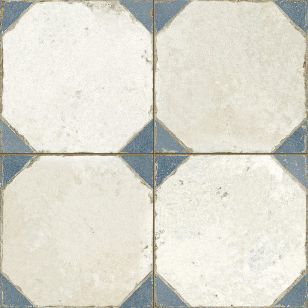 Epsilon Blue Tile Individual Vintage Tile
