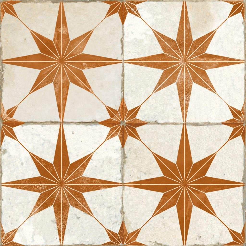 Theta Oxide Tile Individual Vintage Tile