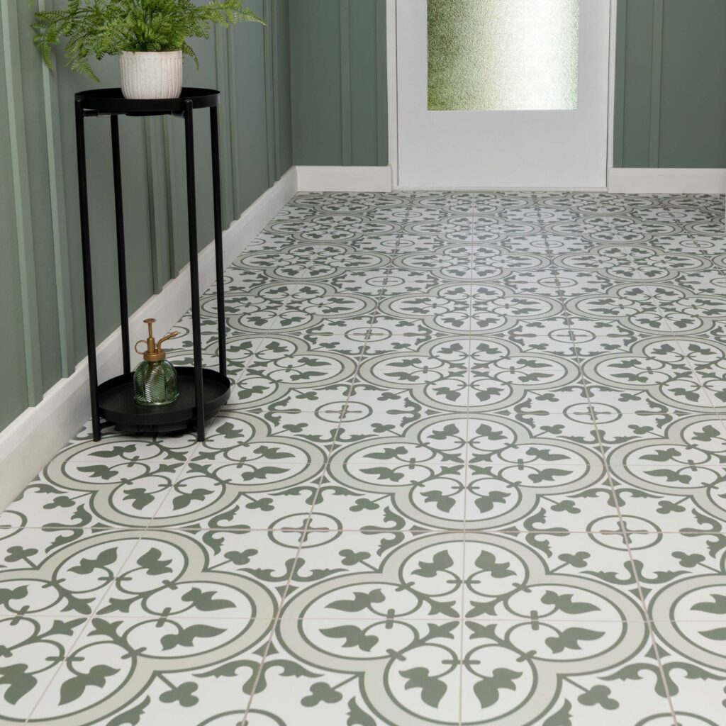 Bourton Olive - Statement Ceramic Tile - Studio Tiles