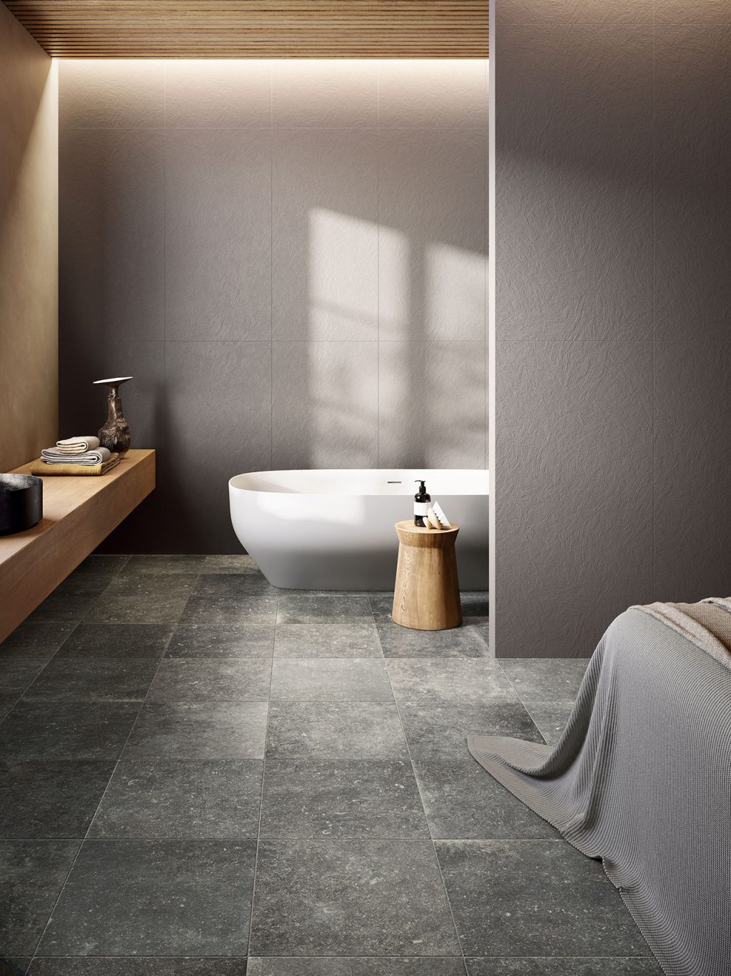 Di Pietra Ardenne Nero - Stone Effect Porcelain Tile - Studio Tiles